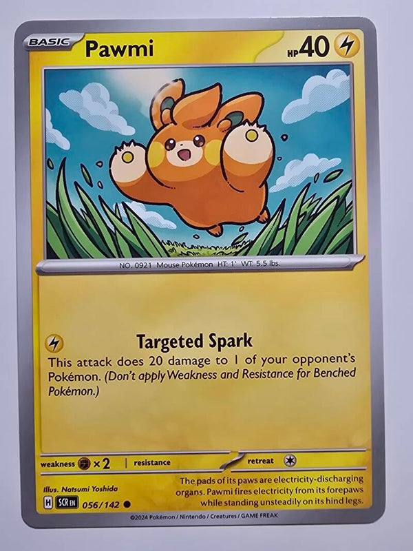 PAWMI (STELLAR CROWN 056/142) (POKÉMON) (TRADING CARD)