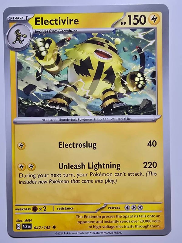 ELECTIVIRE (STELLAR CROWN 047/142) (POKÉMON) (TRADING CARD)