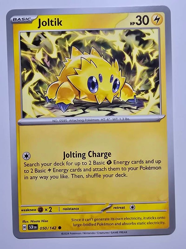 JOLTIK (STELLAR CROWN 050/142) (POKÉMON) (TRADING CARD)