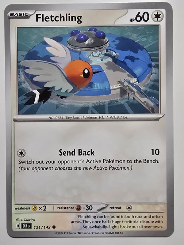 FLETCHLING (STELLAR CROWN 121/142) (POKÉMON) (TRADING CARD)