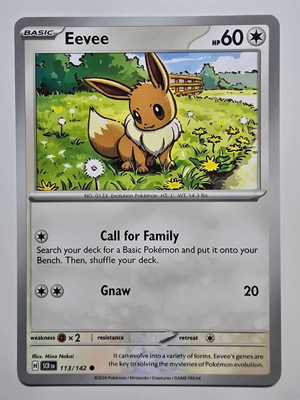 EEVEE (STELLAR CROWN 113/142) (POKÉMON) (TRADING CARD)