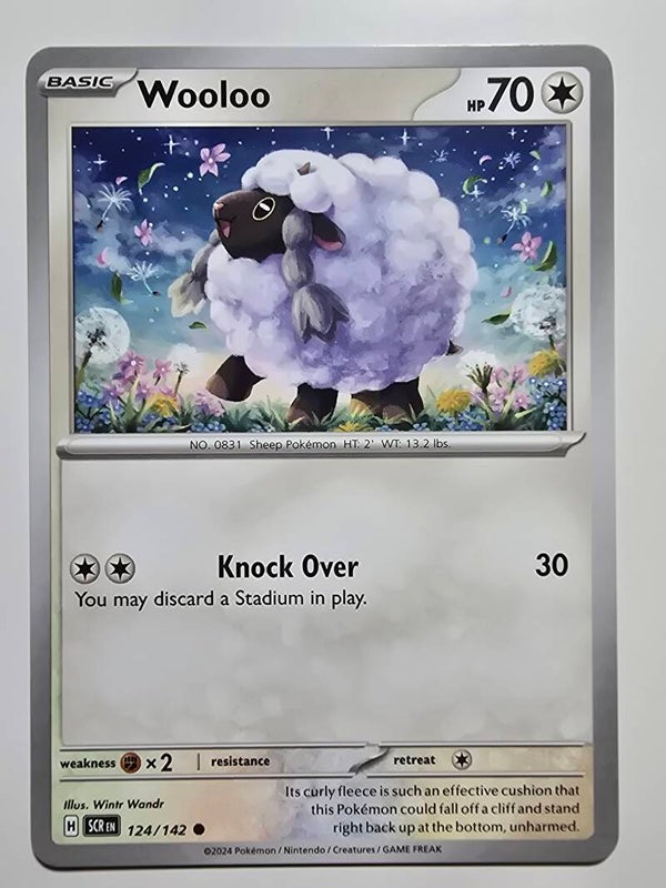 WOOLOO (STELLAR CROWN 124/142) (POKÉMON) (TRADING CARD)