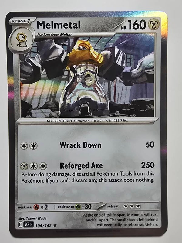 MELMETAL (STELLAR CROWN 104/142) (HOLO) (POKÉMON) (TRADING CARD)