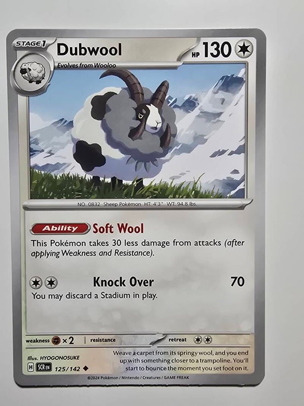 DUBWOOL (STELLAR CROWN 125/142) (POKÉMON) (TRADING CARD)