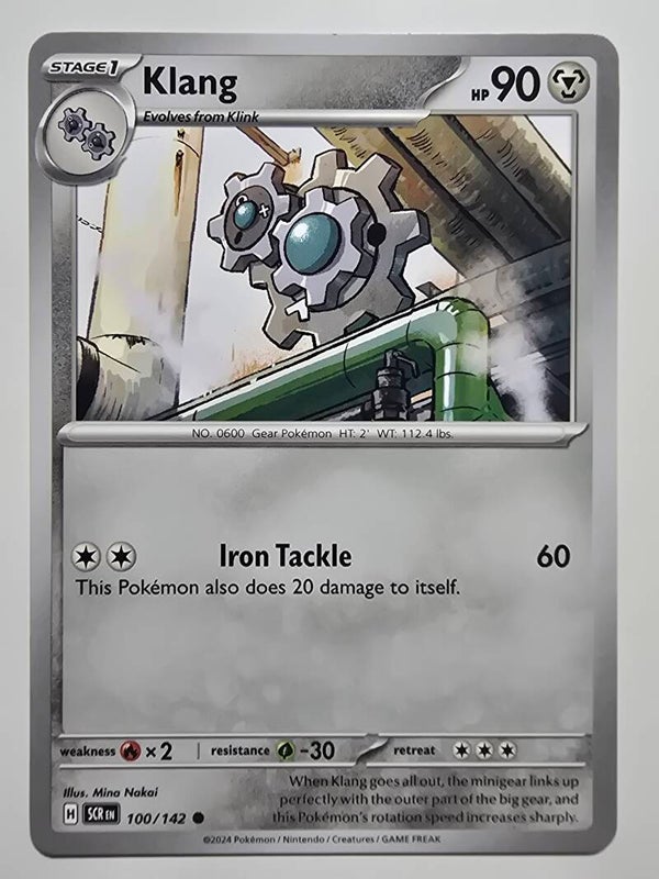 KLANG (STELLAR CROWN 100/142) (POKÉMON) (TRADING CARD)
