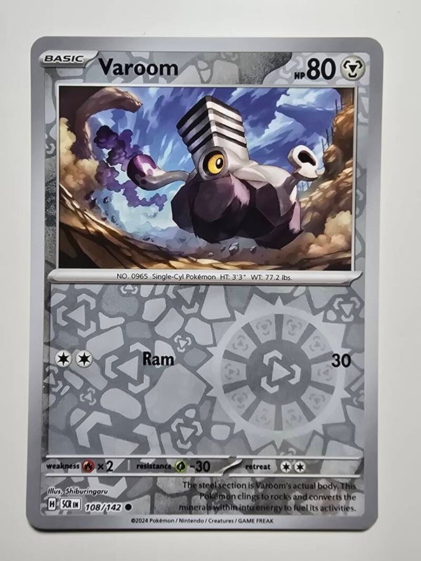 VAROOM (STELLAR CROWN 108/142) (REVERSE HOLO) (POKÉMON) (TRADING CARD)