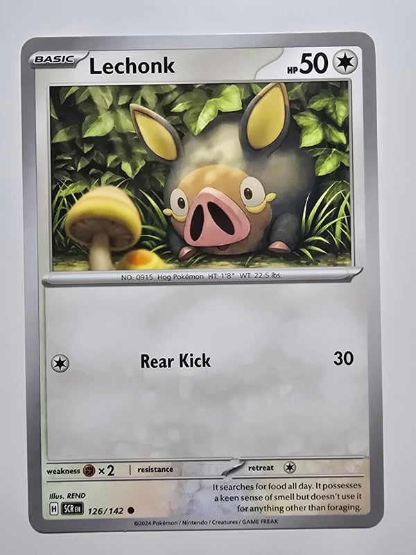 LECHONK (STELLAR CROWN 126/142) (POKÉMON) (TRADING CARD)