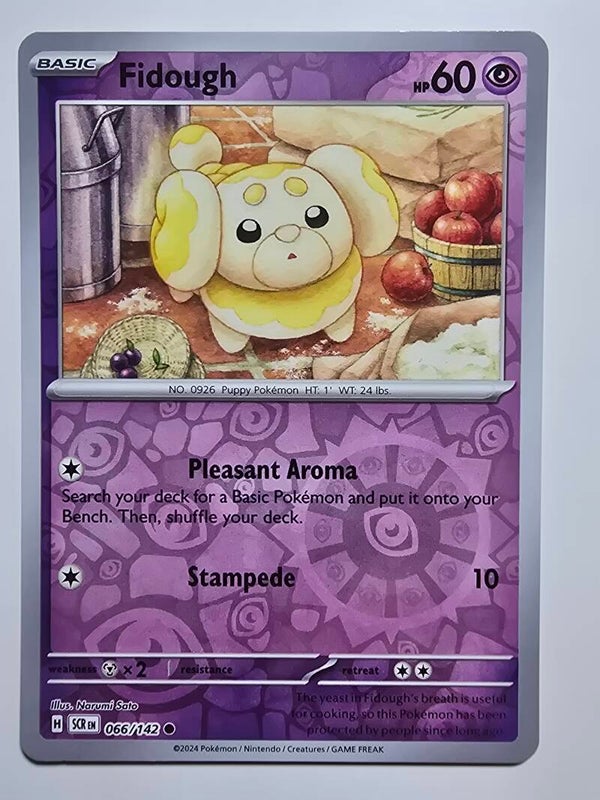 FIDOUGH (STELLAR CROWN 066/142) (REVERSE HOLO) (POKÉMON) (TRADING CARD)