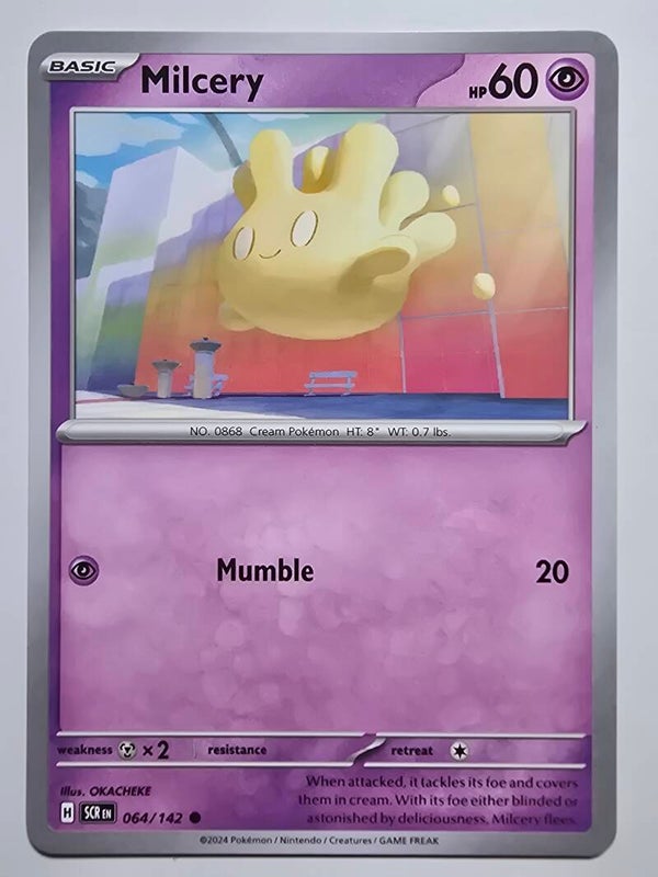 MILCERY (STELLAR CROWN 064/142) (POKÉMON) (TRADING CARD)