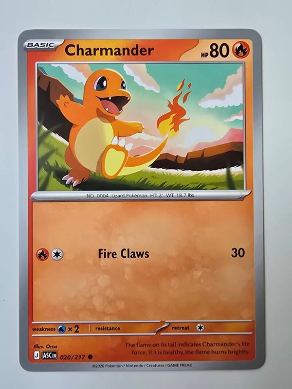 CHARMANDER (ASCENDED HEROES 020/217) (POKÉMON) (TRADING CARD)