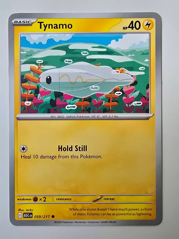 TYNAMO (ASCENDED HEROES 059/217) (POKÉMON) (TRADING CARD)