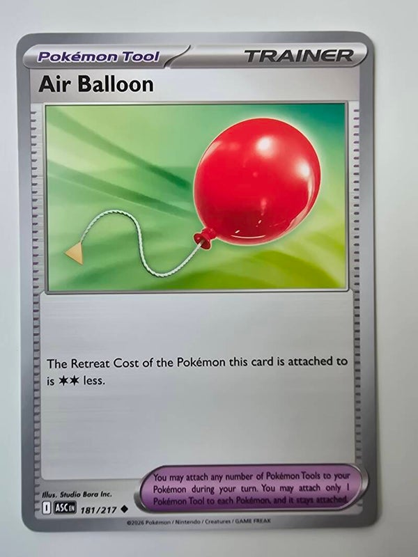 AIR BALLOON (ASCENDED HEROES 181/217) (POKÉMON) (TRADING CARD)