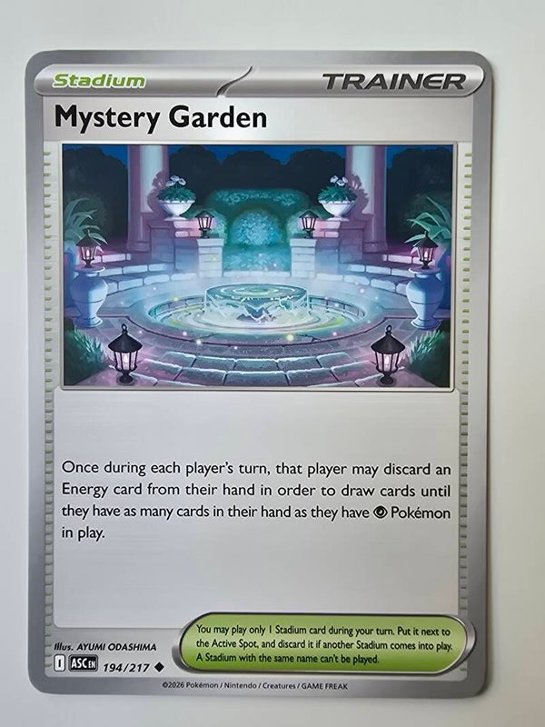 MYSTERY GARDEN (ASCENDED HEROES 194/217) (POKÉMON) (TRADING CARD)
