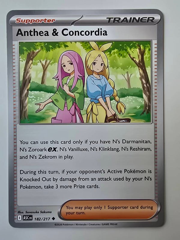 ANTHEA & CONCORDIA (ASCENDED HEROES 182/217) (POKÉMON) (TRADING CARD)