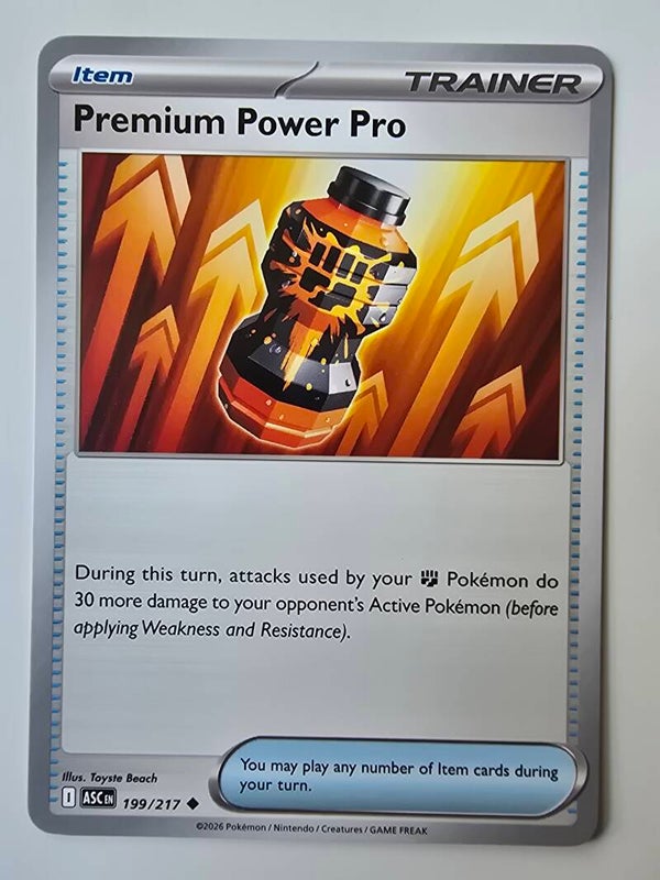 PREMIUM POWER PRO (ASCENDED HEROES 199/217) (POKÉMON) (TRADING CARD)