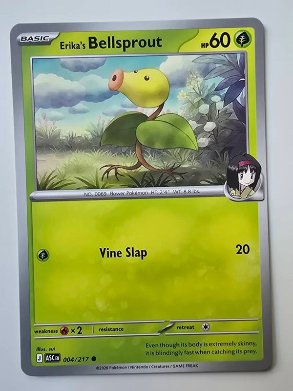 ERIKA'S BELLSPROUT (ASCENDED HEROES 004/217) (POKÉMON) (TRADING CARD)