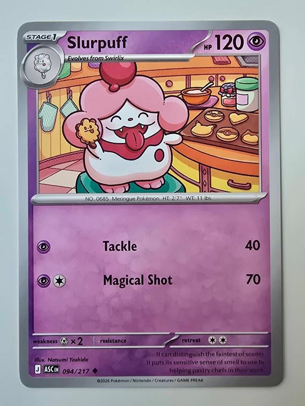 SLURPUFF (ASCENDED HEROES 094/217) (POKÉMON) (TRADING CARD)