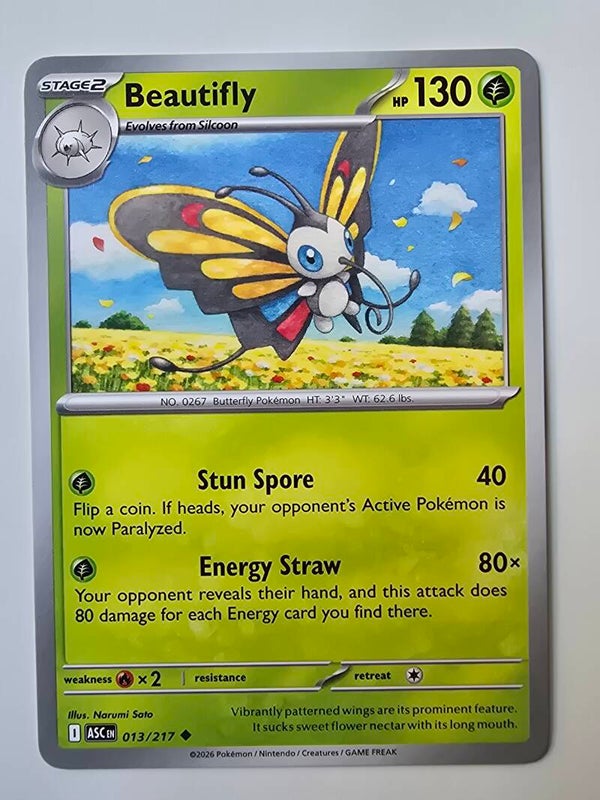 BEAUTIFLY (ASCENDED HEROES 013/217) (POKÉMON) (TRADING CARD)
