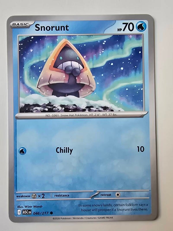 SNORUNT (ASCENDED HEROES 046/217) (POKÉMON) (TRADING CARD)