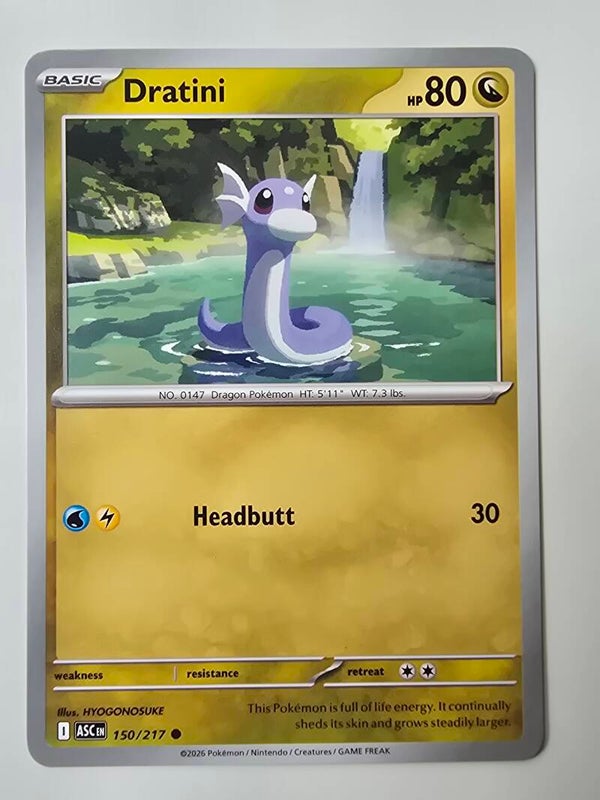 DRATINI (ASCENDED HEROES 150/217) (POKÉMON) (TRADING CARD)