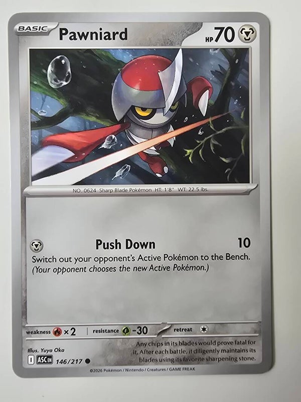 PAWNIARD (ASCENDED HEROES 146/217) (POKÉMON) (TRADING CARD)