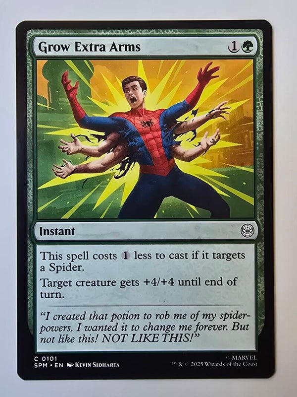 GROW EXTRA ARMS (SPM) (C 0101) (MTG) (TRADING CARD)