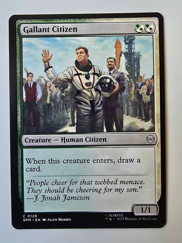 GALLANT CITIZEN (SPM) (C 0129) (MTG) (TRADING CARD)