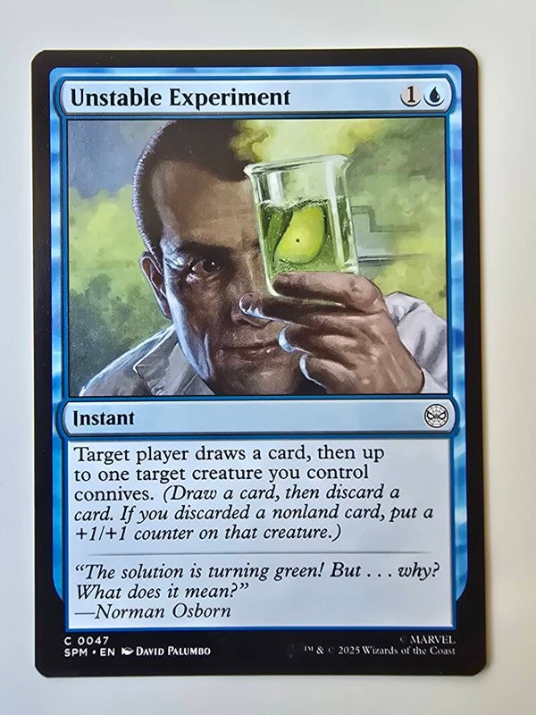 UNSTABLE EXPERIMENT (SPM) (C 0047) (MTG) (TRADING CARD)