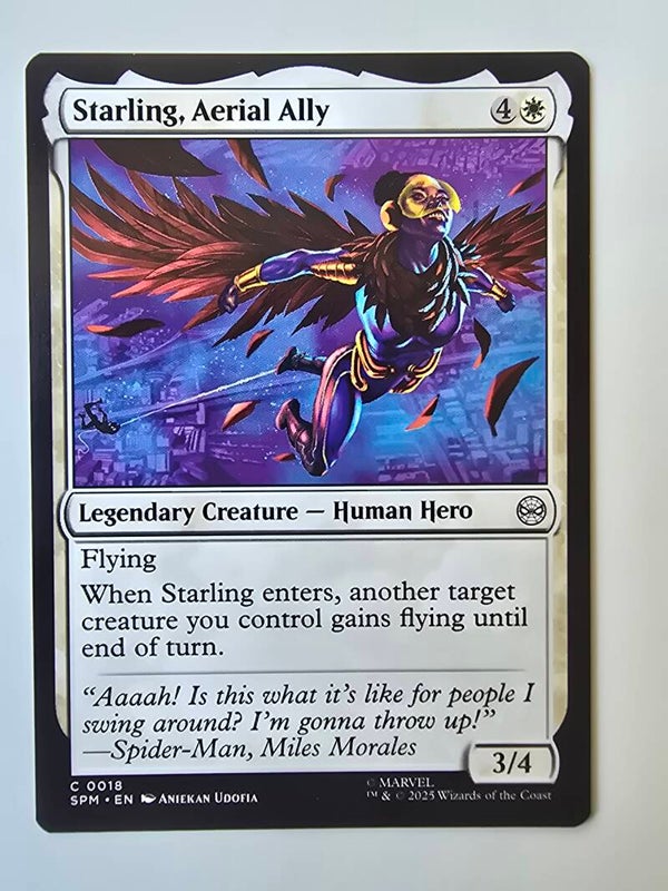 STARLING, AERIAL ALLY (SPM) (C 0018) (MTG) (TRADING CARD)
