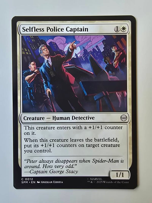SELFLESS POLICE CAPTAIN (SPM) (C 0012) (MTG) (TRADING CARD)