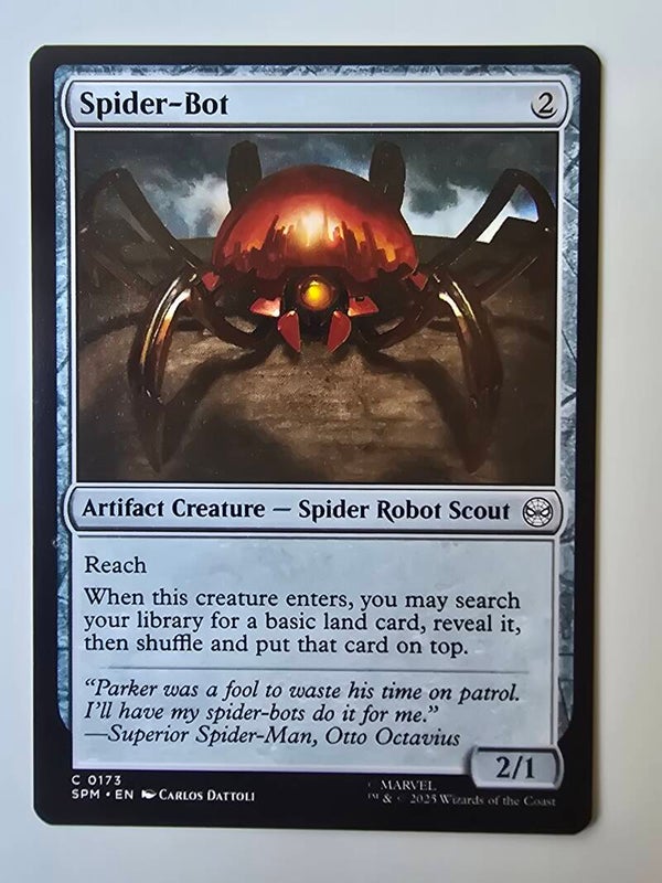 SPIDER-BOT (C 0173) (SPM) (MTG) (TRADING CARD)