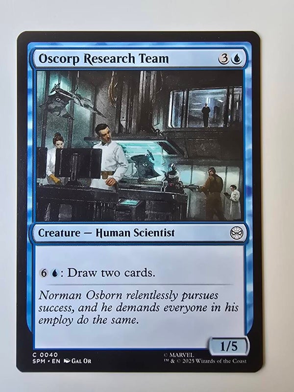 OSCORP RESEARCH TEAM (SPM) (C 0040) (MTG) (TRADING CARD)