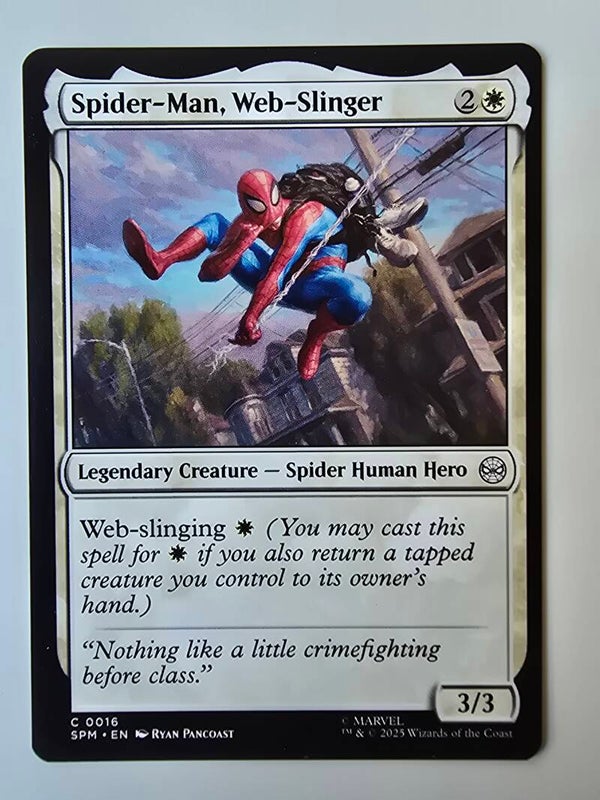 SPIDER-MAN, WEB-SLINGER (SPM) (C 0016) (MTG) (TRADING CARD)