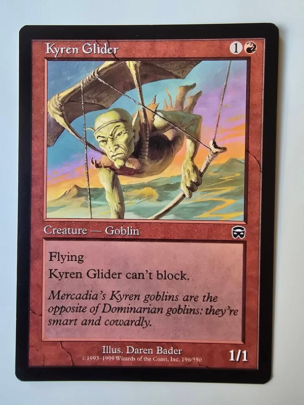 KYREN GLIDER (MERCADIAN MASQUES) (196/350) (MTG) (TRADING CARD)