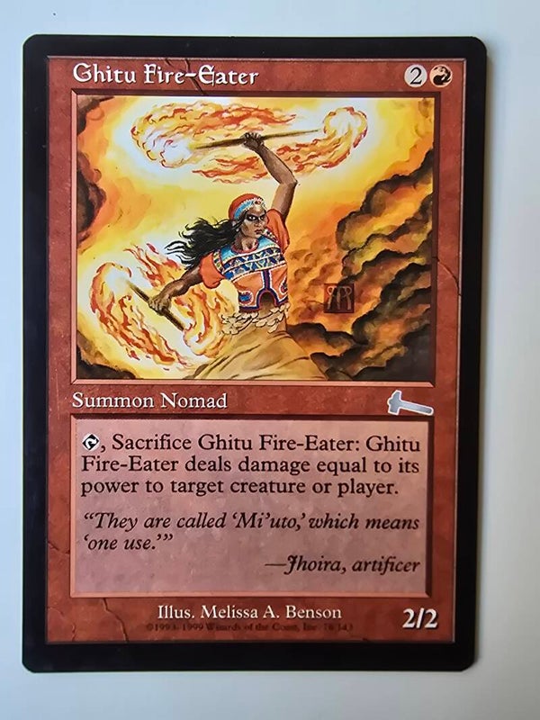 GHITU FIRE-EATER (URZA'S LEGACY) (76/143) (MTG) (TRADING CARD)
