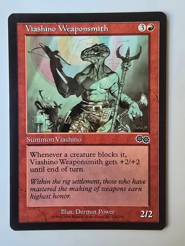 VIASHINO WEAPONSMITH (URZA'S SAGA) (226/350) (MTG) (TRADING CARD)