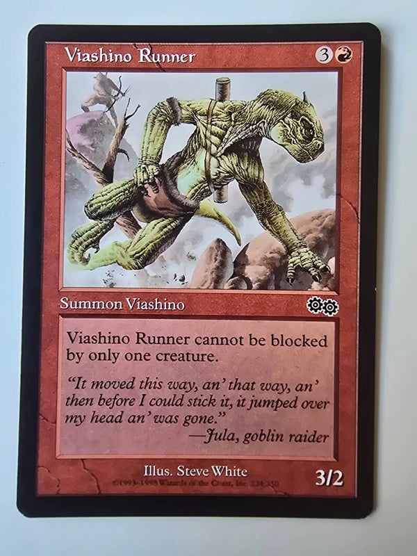 VIASHINO RUNNER (URZA'S SAGA) (224/350) (MTG) (TRADING CARD)