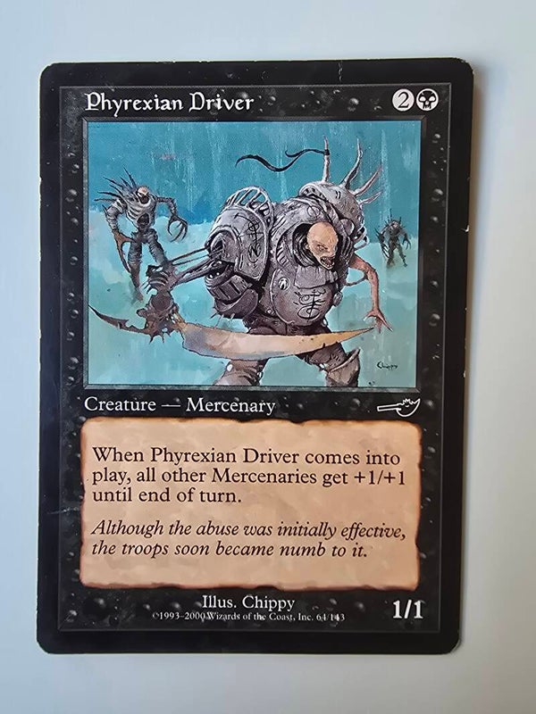 PHYREXIAN DRIVER (NEMESIS) (64/143) (MTG) (TRADING CARD)