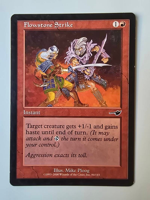 FLOWSTONE STRIKE (NEMESIS) (84/143) (MTG) (TRADING CARD)