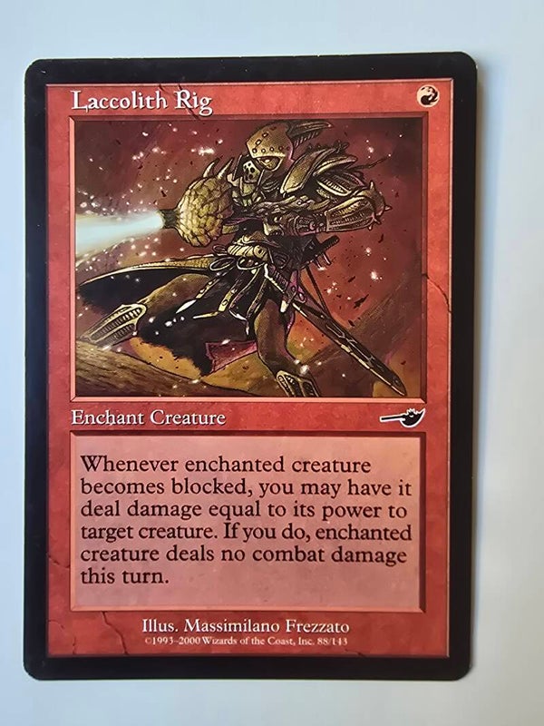 LACCOLITH RIG (NEMESIS) (88/143) (MTG) (TRADING CARD)