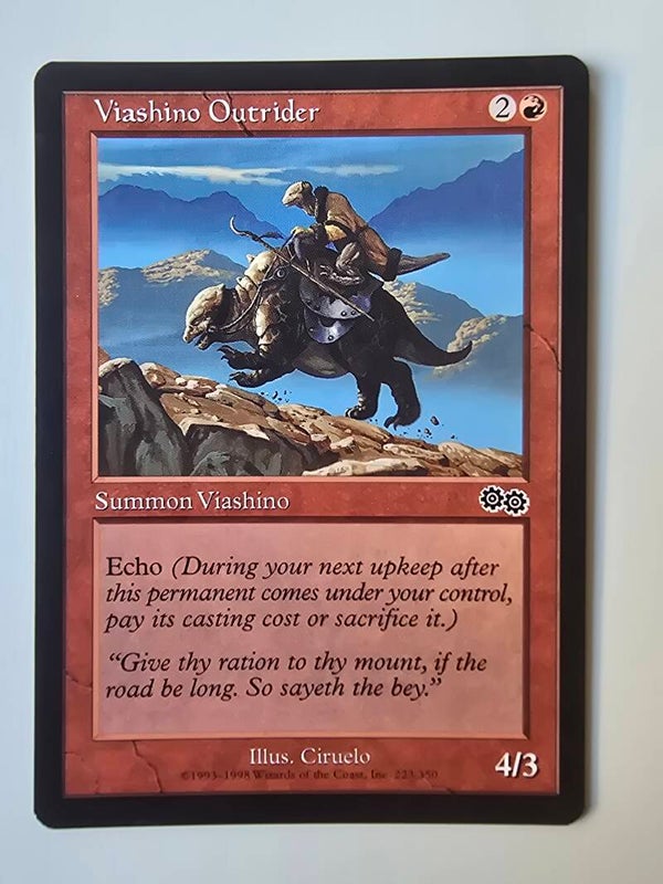 VIASHINO OUTRIDER (URZA'S SAGA) (223/350) (MTG) (TRADING CARD)