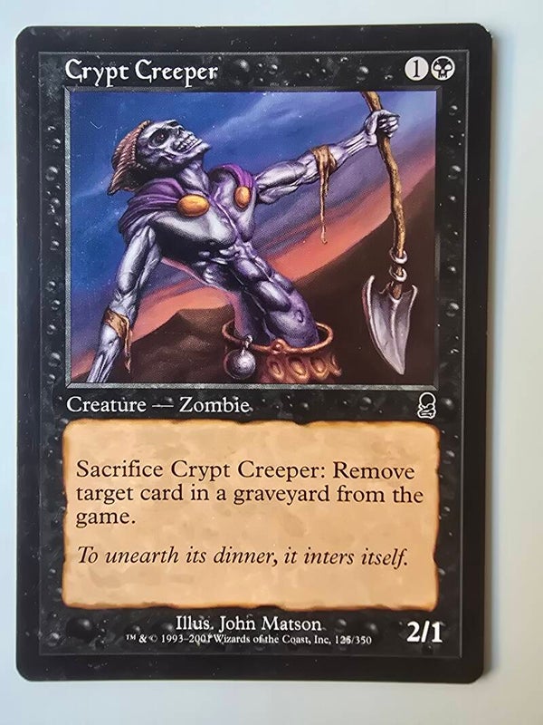 CRYPT CREEPER (ODYSSEY) (129/350) (MTG) (TRADING CARD)