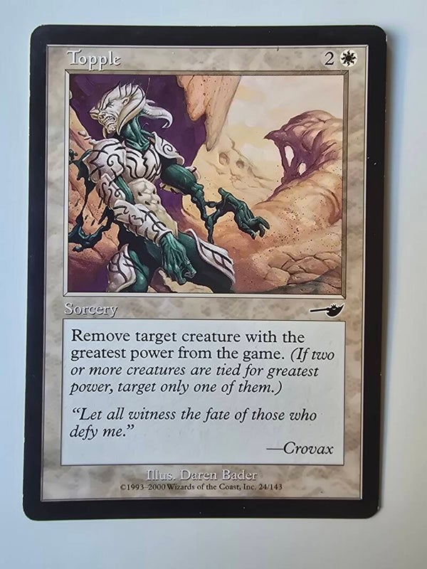 TOPPLE (NEMESIS) (24/143) (MTG) (TRADING CARD)