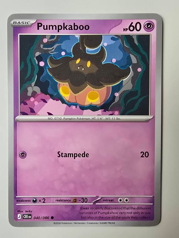 PUMPKABOO (CHAOS RISING 040/086) (POKÉMON) (TRADING CARD)