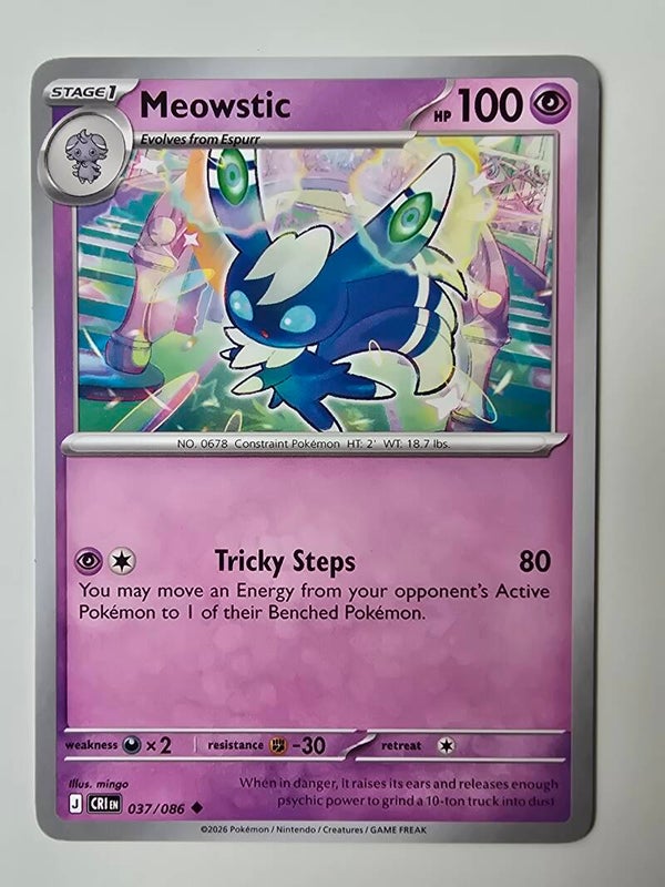 MEOWSTIC (CHAOS RISING 037/086) (POKÉMON) (TRADING CARD)