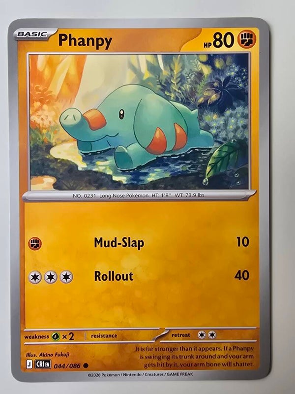 PHANPY (CHAOS RISING 044/086) (POKÉMON) (TRADING CARD)