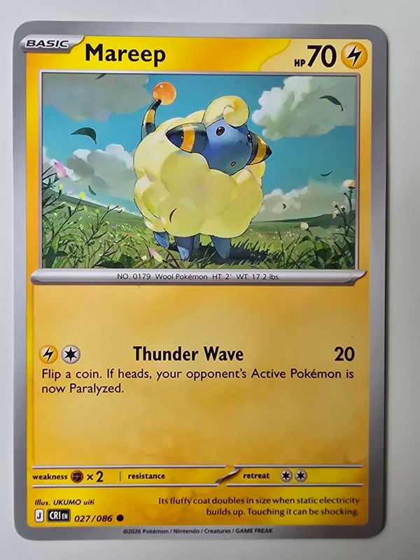 MAREEP (CHAOS RISING 027/086) (POKÉMON) (TRADING CARD)