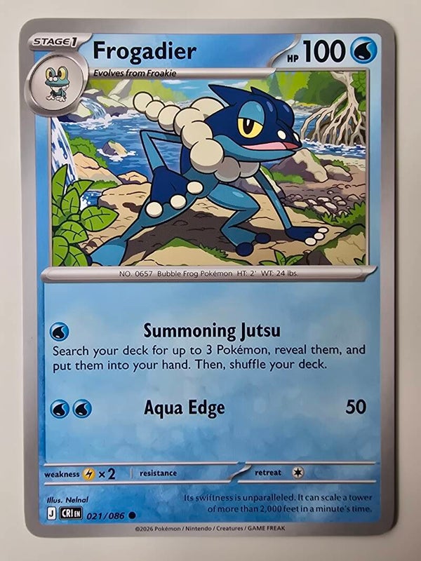 FROGADIER (CHAOS RISING 021/086) (POKÉMON) (TRADING CARD)