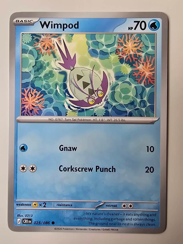 WIMPOD (CHAOS RISING 025/086) (POKÉMON) (TRADING CARD)