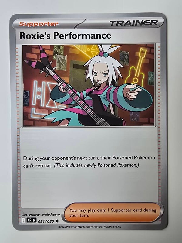 ROXIE'S PERFORMANCE (CHAOS RISING 081/086) (POKÉMON) (TRADING CARD)